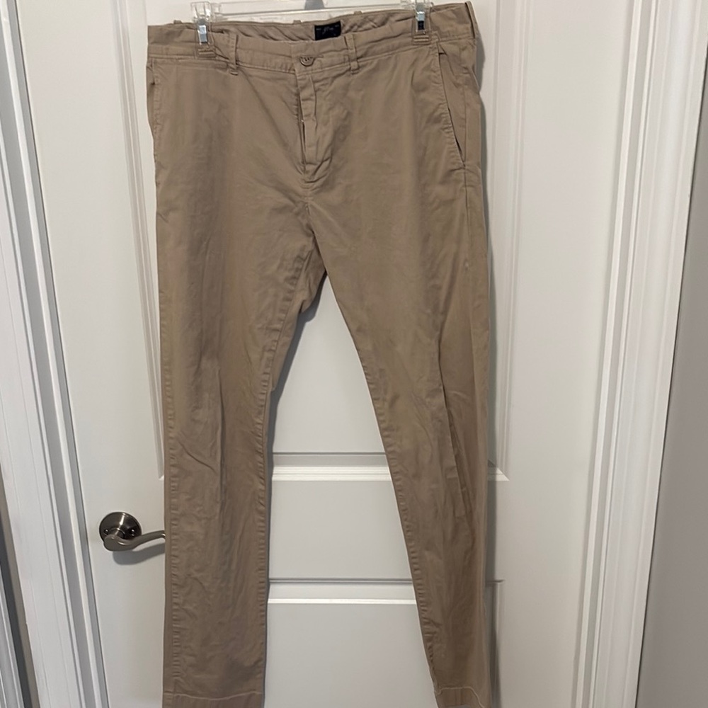 J. Crew Tan Chinos Classic Cotton Blend